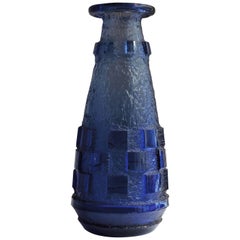 Vase en verre gravé à l'acide Daum Art Deco, vers 1925