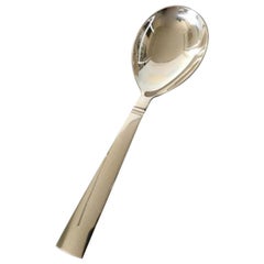 Georg Jensen Acadia Sterling Silver Serving Spoon, Small #115