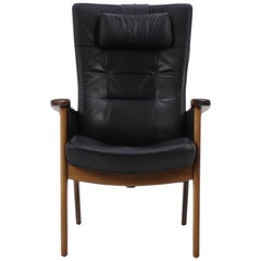 Mid-Century Modern Leather Armchair Farstrup from Denmark, 1990s