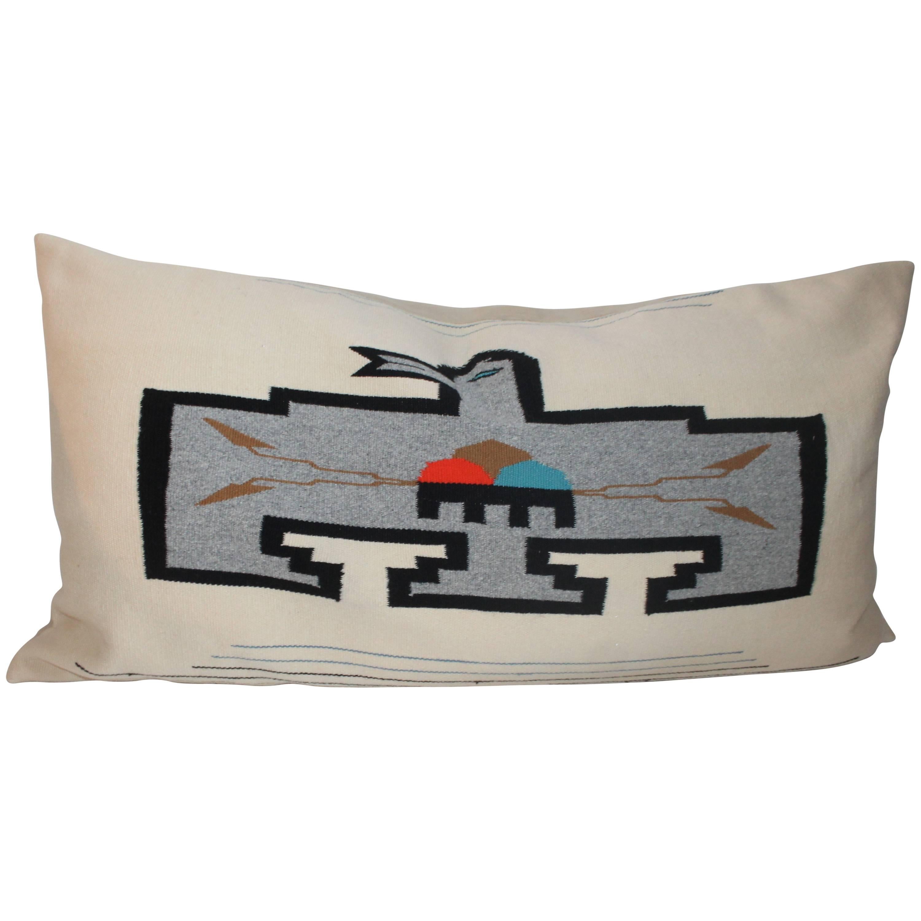 Mexican /American Indian Eagle Bolster Pillow