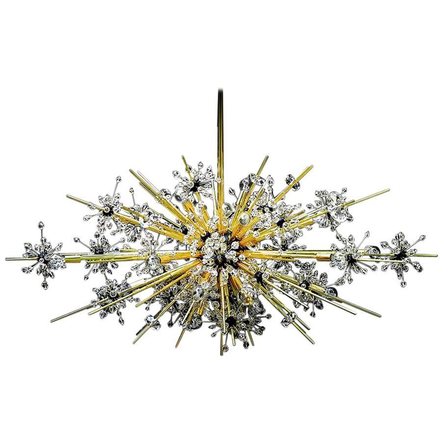 Lobmeyr Metropolitan Opera Crystal Chandelier Foyer L26, Mid-Century Modern For Sale