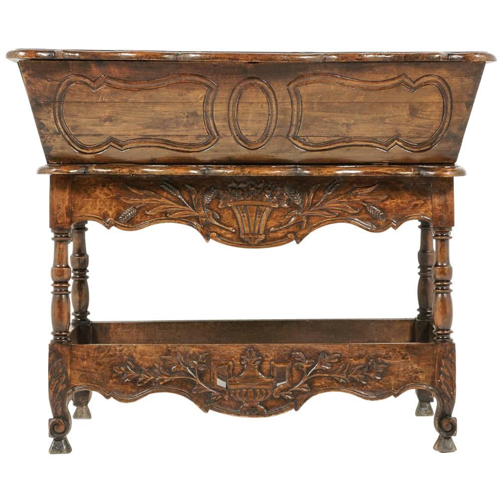 French Carved Oak ‘Maie’
