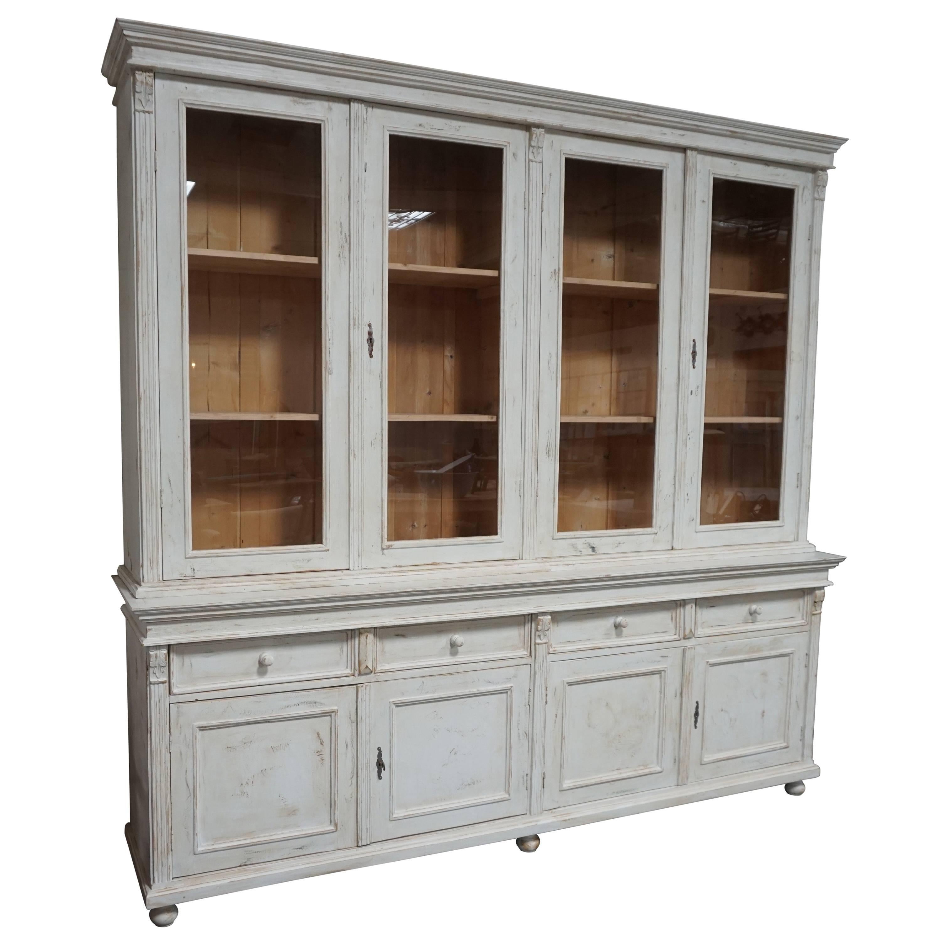 Huge Early 20th Century French Farmhouse Hutch