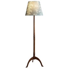 Vintage Wooden Floor Lamp