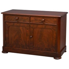 Antique Low Victorian Mahogany Cabinet