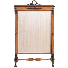 19th Century French Empire Fire Screen