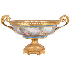 Antique 19th Century Sevres Style Comport