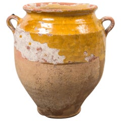 Antique French Confit Pot, Late 19th Century