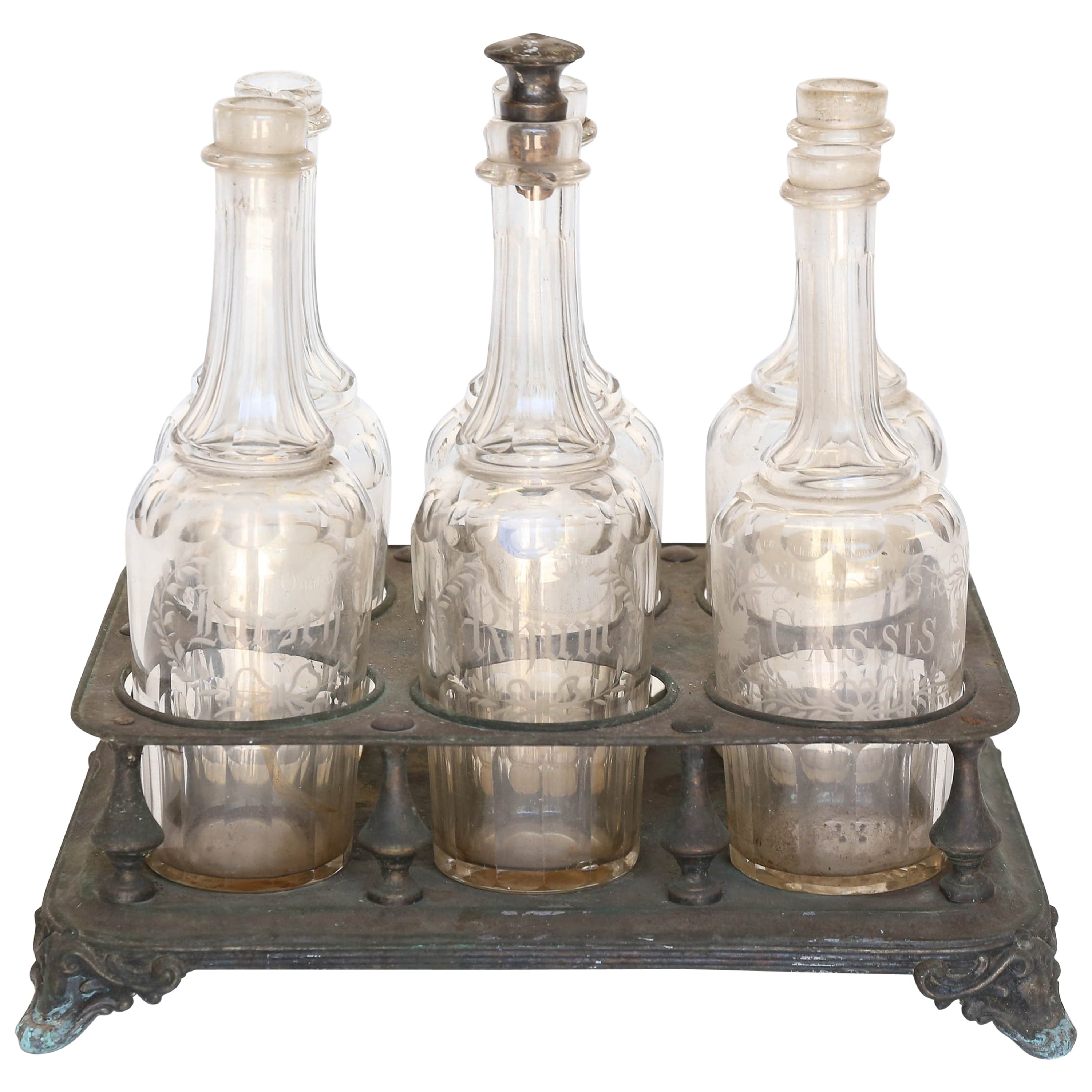Wine Bottle Holder by Dr. Christopher Dresser at 1stDibs