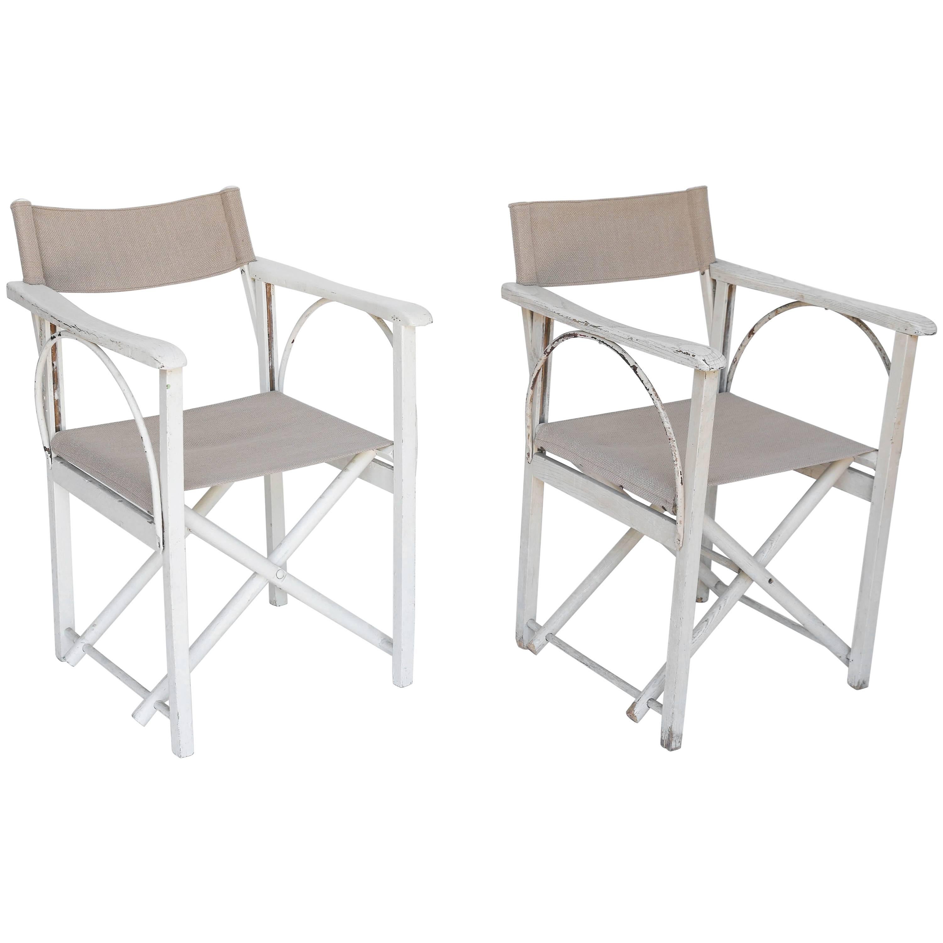 Pair of French Folding Chairs
