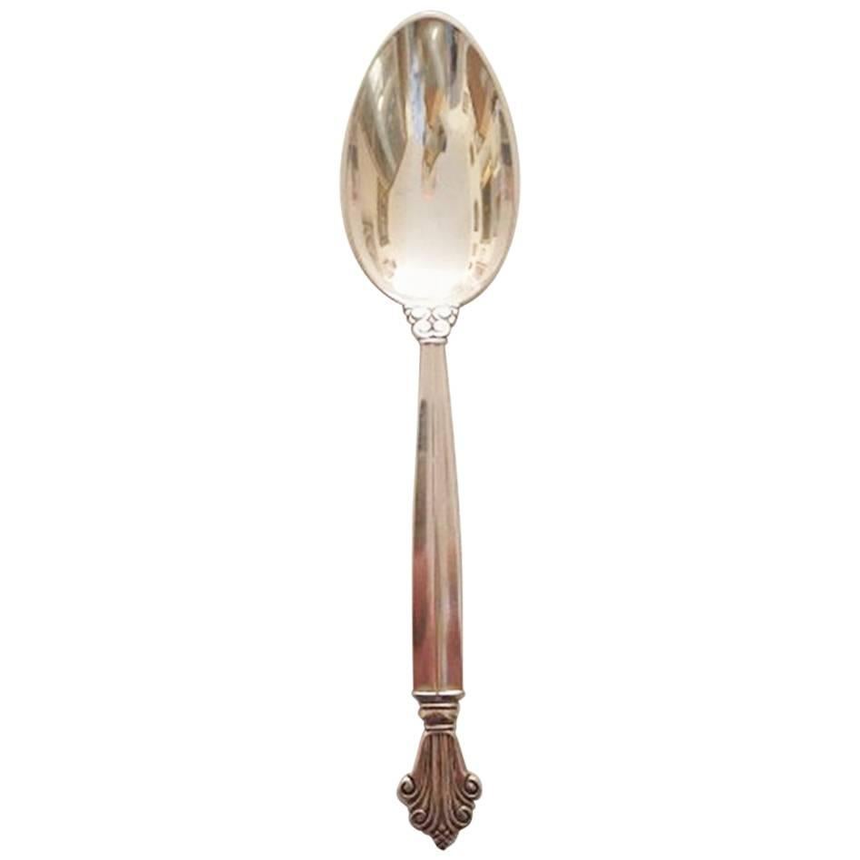 Jensen Sterling Silver Parallel Child Spoon/Large Tea Spoon 031