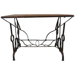 Early 20th Century French Wrought Iron Writing Desk