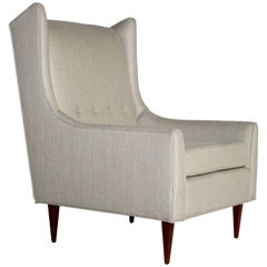 Mid-Century Modernist Wing Chair