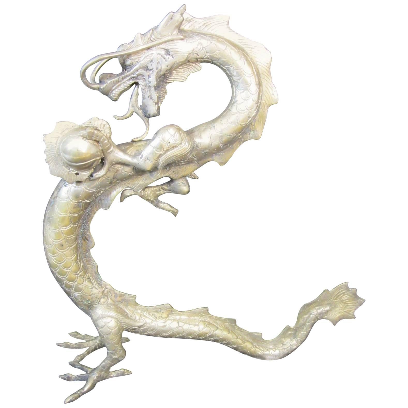 Silver Plated Dragon