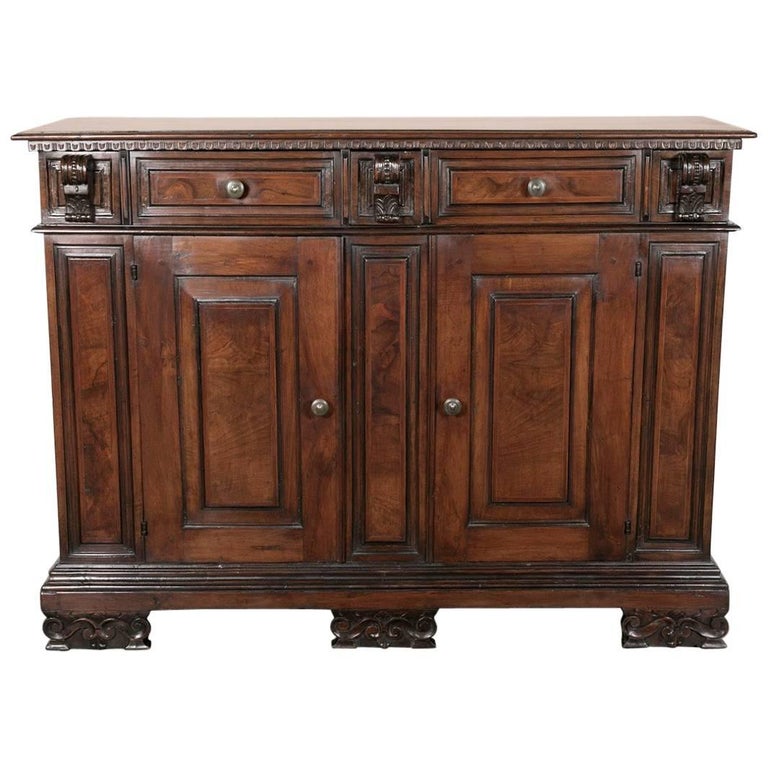 French 19th Century Walnut Buffet from Provence at 1stdibs