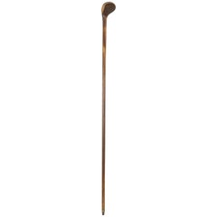 Antique Golf Club Walking Stick, Sunday Club