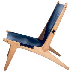 Chaise de chasse par Uno & Östen Kristiansson pour Luxus, Suède, 1954