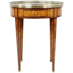 Rare 19th Century Tee/Coffee Side Table, France, circa 1880, Rosewood Veneered