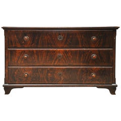 Faux Wood Grained Large Chest of Drawers