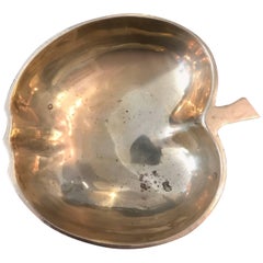 Brass Apple Small Dish Vide Poche