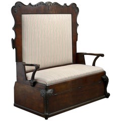 Antique George II Mahogany Settee