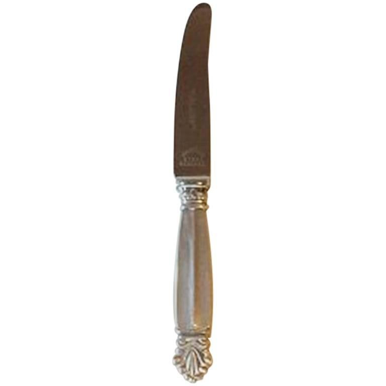 Georg Jensen Acanthus Travel Knife Sterling Silver and Steel For Sale