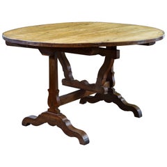 Antique French Tilt-Top Vendage Table
