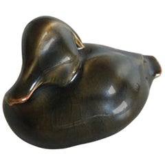 Royal Copenhagen Stoneware Figurine Duck #656