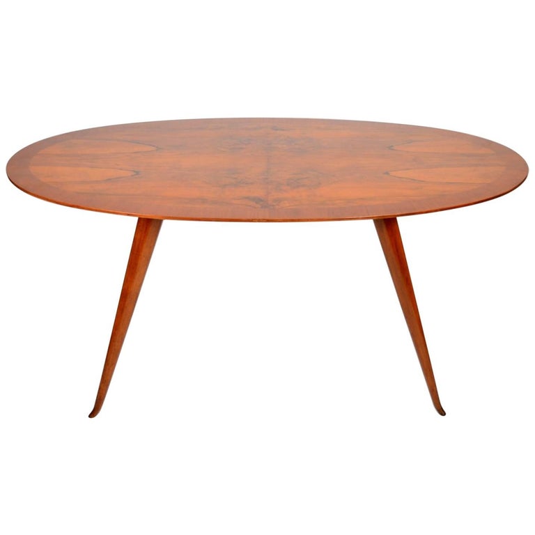 Italian Dining Table with exceptional pattern, 1950s at 1stdibs