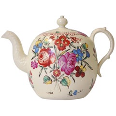 Antique Creamware Teapot, Wedgwood, circa 1775