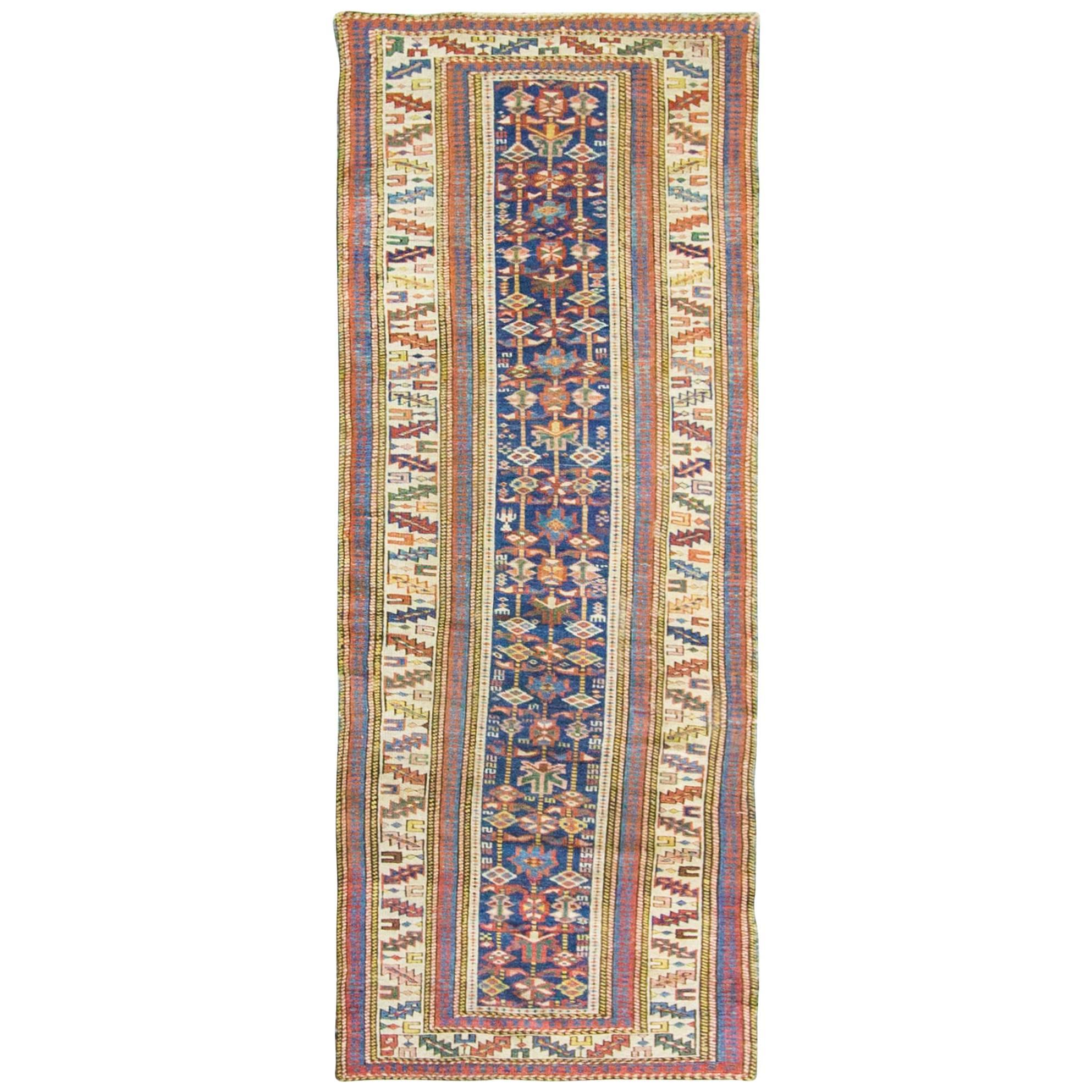 Tapis de couloir caucasien ancien Shirvan, 2'7"" x 7'1"