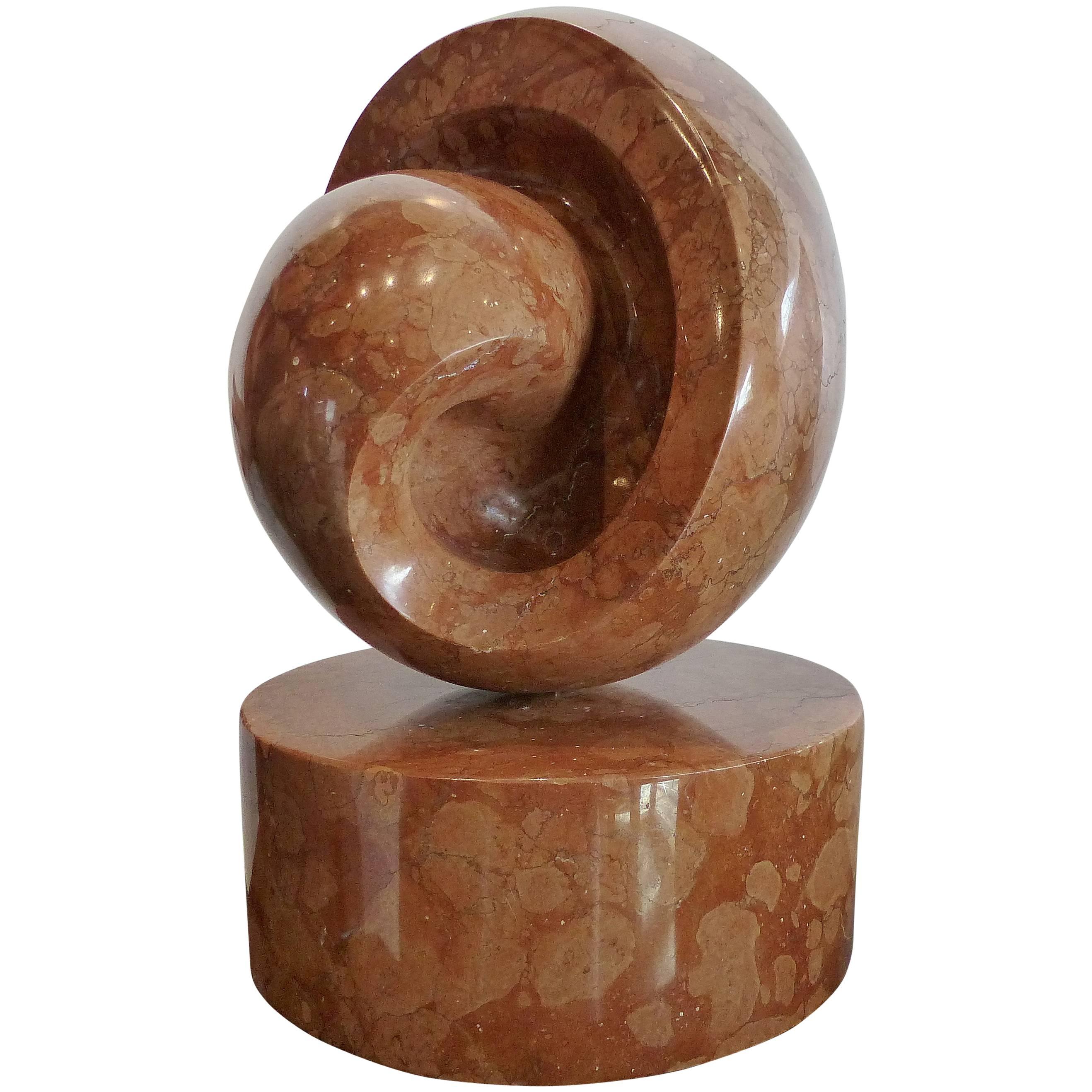 Marble Rotating Sculpture by Gabriel Juarez 'Peru/USA'