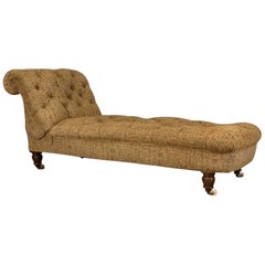 Antique Daybed, Reclining Chaise Longue, Victorian, Late 19th Century