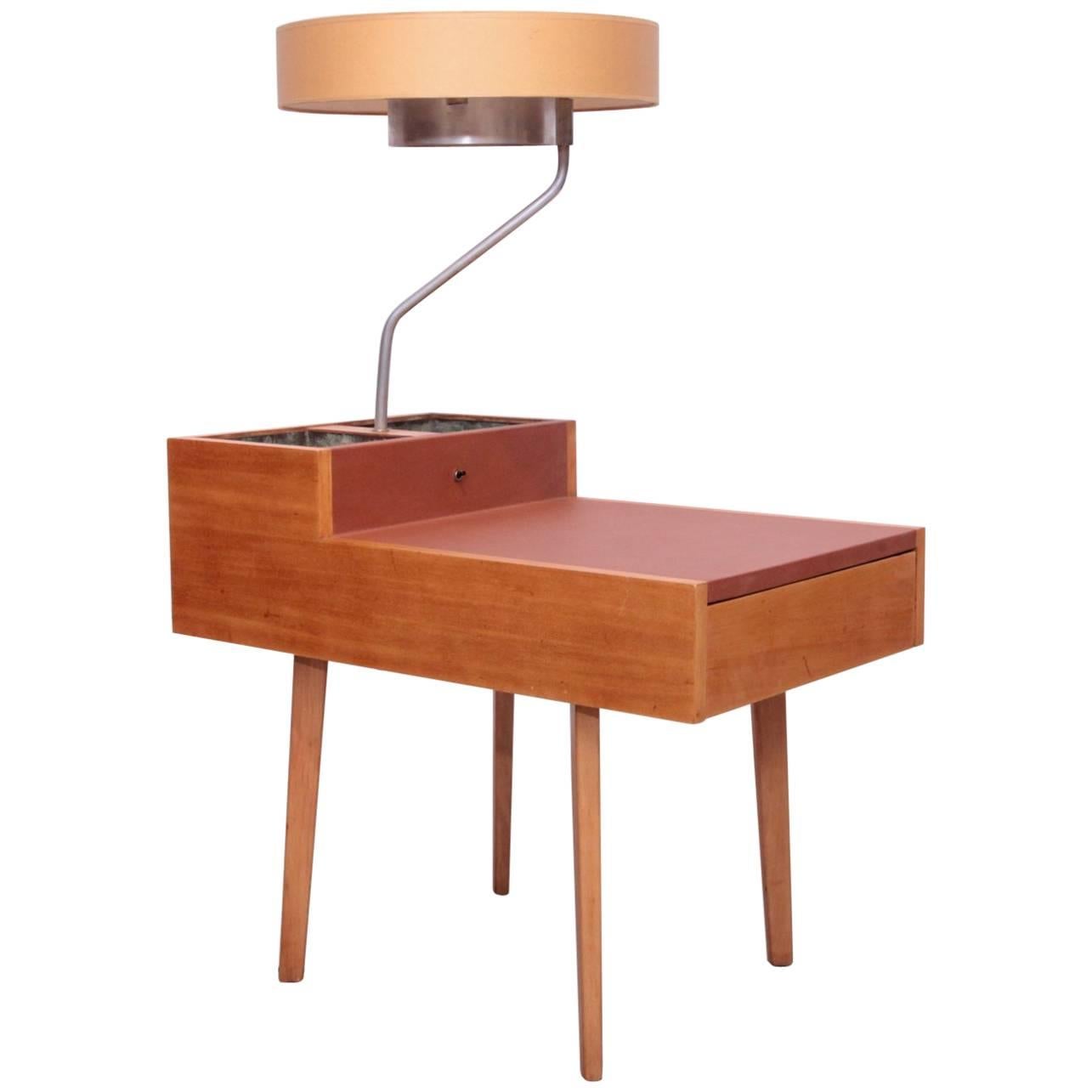 George Nelson Planter and Lamp Table, Model 4634-L for Herman Miller