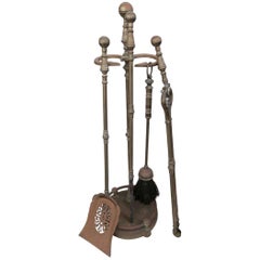 Pair Of Rustic Fireplace Tools By Seymour Circa 1940 American At 1stdibs