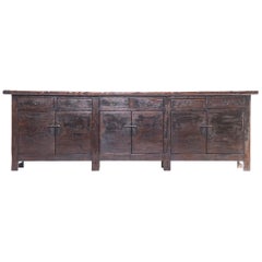 19th Century Chinese Monumental Provincial Storage Coffer