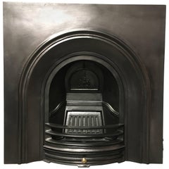 Retro Period Arched Cast Iron Fireplace Insert