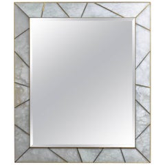 Alabaster Framed Mirror