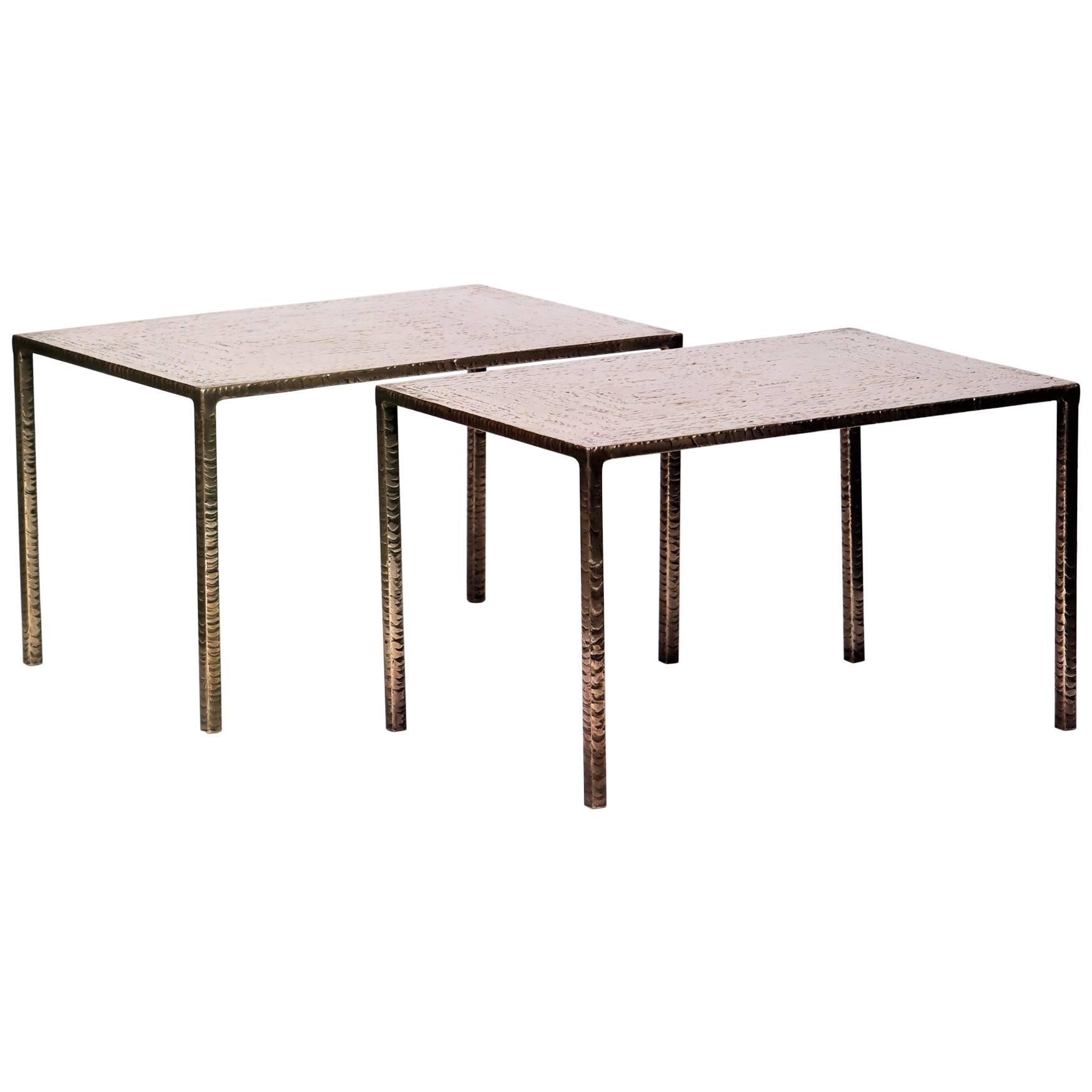 Costa Coulentianos Pair of Side Tables For Sale