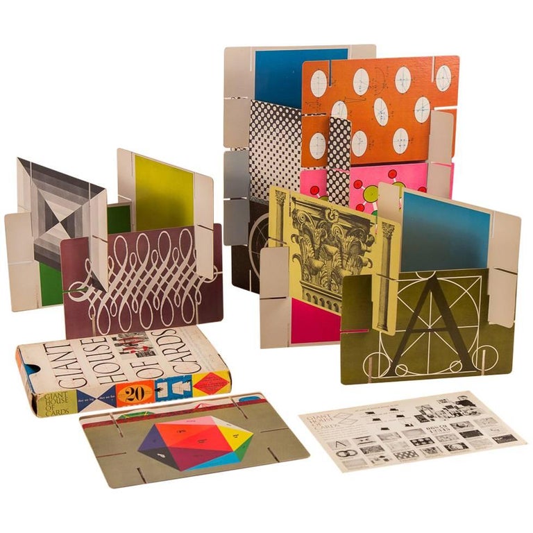 Original Eames Giant House of Cards For Sale