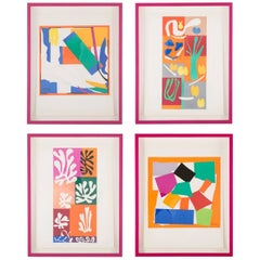 Four Vintage Lithographs after Henri Matisse.