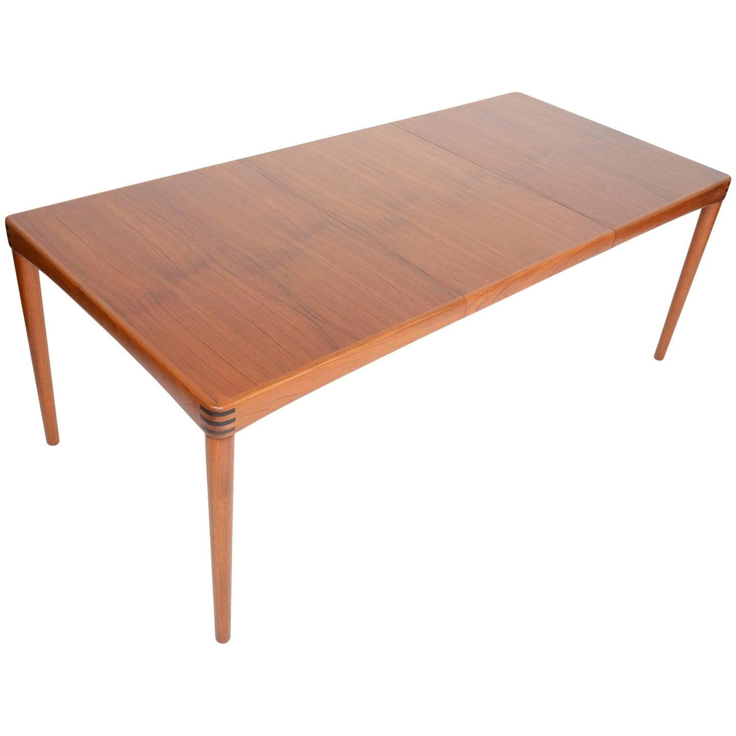 H.W. Klein for Bramin Teak and Rosewood Dining Table