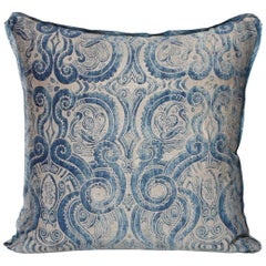 Fortuny Fabric Cushion in the Peruviano Pattern
