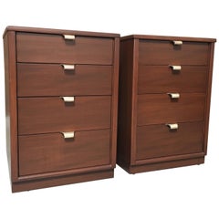 Pair of Edward Wormley for Drexel Precedent Nightstands