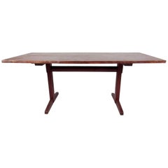 George Nakashima Dining Table with Trestle Base