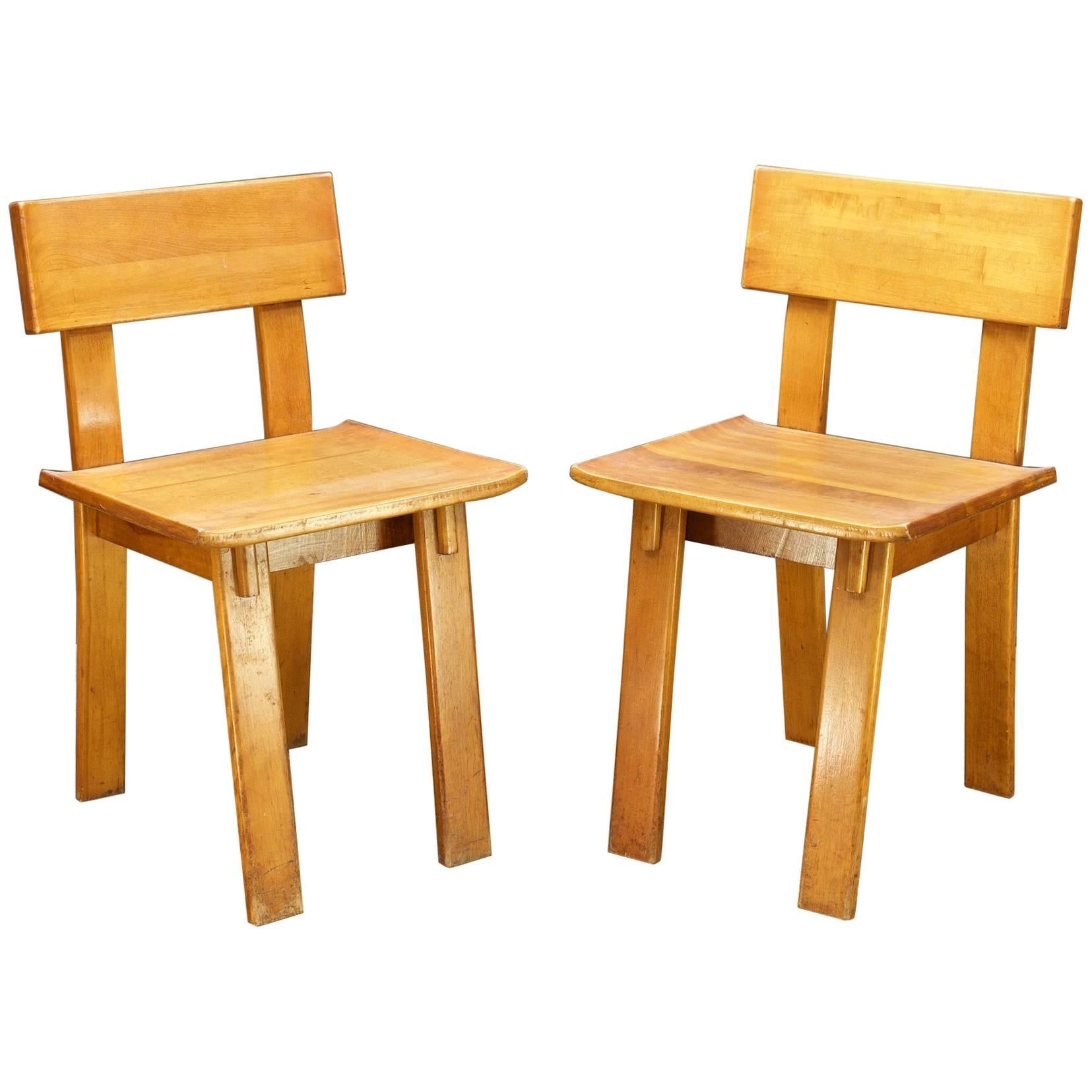 1930s Russel Wright American Modern Furniture Design Chairs Georges Candilis For Sale