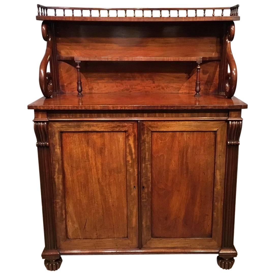 Mahogany Regency Period Antique Chiffonier Possibly by Gillows of Lancaster For Sale