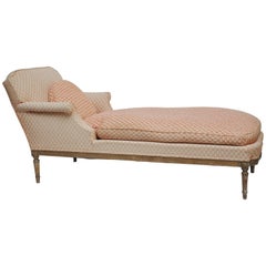 French Style Carved Chaise
