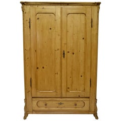 Pine Two-Door Armoire