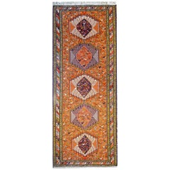 Antique Whimsical Early 20th Century Sumak Rug